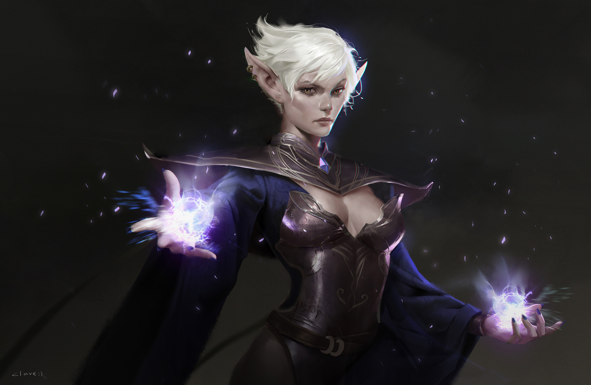 Clare Wong portrait art